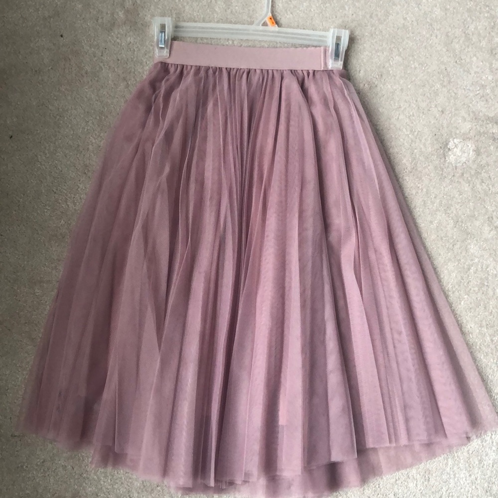 Midi tulle skirt